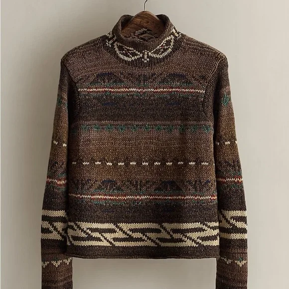 Vintage Ralph Lauren Heritage Wool-Blend Sweater from 1995 Collection. RARE.. - Picture 1 of 5